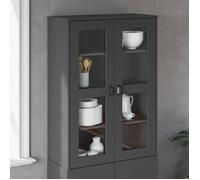 vidaXL Dessus pour buffet VIKEN gris anthracite bois d'ingénierie 374943