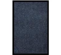 Deurmat 80x120 cm gestreept blauw331612