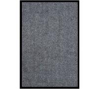 vidaXL Deurmat 80x120 cm gestreept grijs331606 Gris G