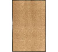 vidaXL Deurmat wasbaar 120x180 cm crÃme323468 Crème G