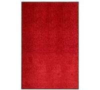 vidaXL Paillasson Lavable Tapis de Couloir Paillasson d'Entrée Tapis de Porte Tapis de Bienvenue Intérieur Extérieur Antidérapant Rouge 120x180 cm