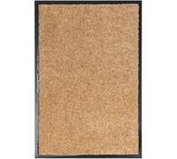 vidaXL Paillasson lavable antidérapant Intérieur/Extérieur Crème 40x60 cm