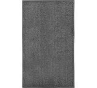 vidaXL Paillasson lavable – Tapis d'entrée intérieur/extérieur antidérapant anthracite 90x150 cm