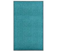 Vidaxl Paillasson Lavable Cyan 90x150 Cm