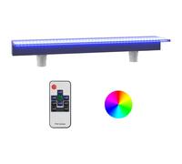 vidaXL Déversoir pour cascade avec LED RVB Acrylique 108 cm