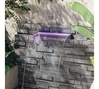 vidaXL Déversoir pour cascade avec LED RVB Acrylique 60 cm