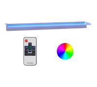 vidaXL Déversoir pour cascade avec LED RVB Inox 108 cm