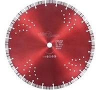 vidaXL Diamantzaagblad met turbo en gaten 350 mm staal143234 G