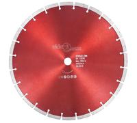 vidaXL Disque de coupe diamanté 143243 Acier 350 mm Rouge G