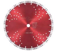 vidaXL Disque de coupe diamanté avec turbo et trous Acier 300 mm
