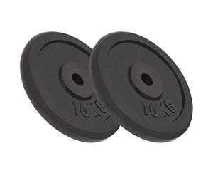 vidaXL Disque de Poids Haltère Fonte Salle de Sport Entraînement Multi-modèle