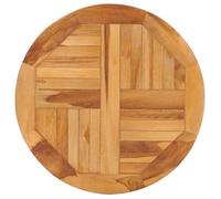 vidaXL Disque de table rotatif Bois de teck solide
