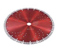 vidaXL Disque de coupe diamanté avec turbo et trous Acier 300 mm