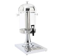 Distributeur de jus - vidaXL - 8 L - Acier inoxydable - Robinet - Bac d'égouttement