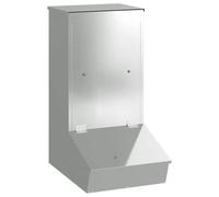 vidaXL Distributeur de porcs Argent 55 x 51 x 91,5 cm Acier galvanisé