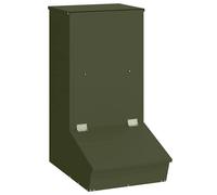 Vidaxl Distributeur De Porcs Vert Olive 55 X 51 X 91,5 Cm