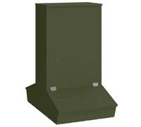vidaXL Distributeur de porcs Vert Olive 55 x 51 x 91,5 cm, Mobilier Industriel et Durable : d'autres Designs pour des espaces rectangulaires, pour la Maison et Le Bureau, Solutions Pratiques