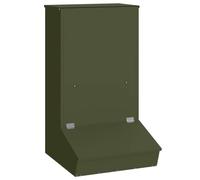 Vidaxl Distributeur De Porcs Vert Olive 55 X 51 X 91,5 Cm