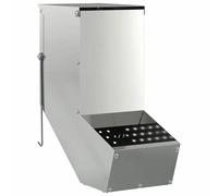 Vidaxl Distributeur Pour Lapins Argent 12,5 X 26 X 28,5 Cm