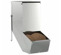 Vidaxl Distributeur Pour Lapins Argent 17.5 X 26 X 28.5 Cm