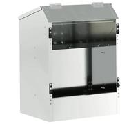 Vidaxl Distributeur Pour Lapins Argent 64.5 X 25.5 X 45.5 Cm