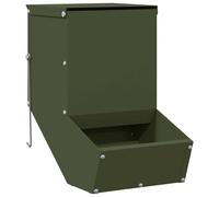 Vidaxl Distributeur Pour Lapins Vert Olive 17.5 X 26 X 28.5 Cm