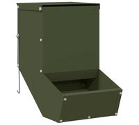 vidaXL Distributeur pour Lapins Vert Olive 17.5 x 26 x 28.5 cm, Garage, rectangulaire, Design Contemporain, espaces innovants et fonctionnalité pour Maisons Modernes
