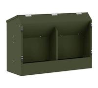 Vidaxl Distributeur Pour Lapins Vert Olive 64.5 X 25.5 X 45.5 Cm