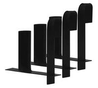 Distributeurs de bandes de clôture d'intimité 3 pcs Acier