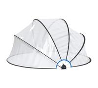 vidaXL Dôme de piscine rond avec piquets au sol 315x158 cm PVC
