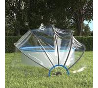 vidaXL Dôme de piscine rond 406x203 cm PVC