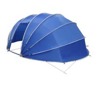 vidaXL Dôme de Tente de Piscine 538 x 440 x 204 cm Bleu Azure