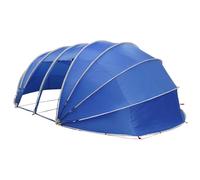 vidaXL Dôme de Tente de Piscine 640 x 432 x 205 cm Bleu Azure