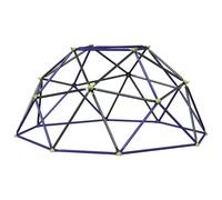 vidaXL Structure d'escalade Dôme Bleu acier - Robuste, résistant aux UV, étanche pour jeux d'enfants