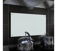 Vidaxl Dosseret De Cuisine Blanc 70x40 Cm Verre Trempã©