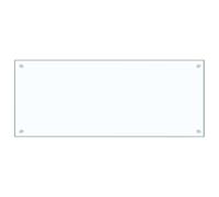 vidaXL Dosseret de cuisine transparent Verre trempé 100 x 40 cm