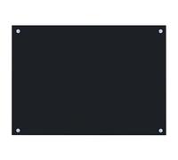 vidaXL Dosseret de cuisine Noir 70x50 cm Verre trempé 249482