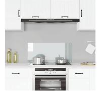 vidaXL Dosseret de Cuisine Carrelage Mural Décoration Protection Anti-éclaboussures Résistant aux Rayures Transparent 90x40 249472