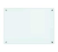 vidaXL Dosseret de cuisine en verre trempé 70x50 cm Blanc – 249452