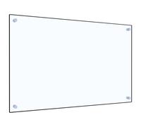 Vidaxl Dosseret De Cuisine Transparent 80 X 50 Cm Verre Trempé