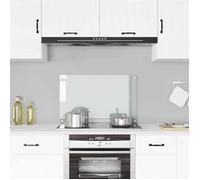 vidaXL Dosseret de cuisine Transparent 80x50 cm Verre trempé 249470