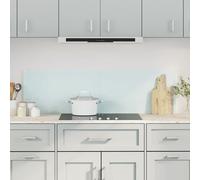 vidaXL Dosserets de cuisine 2 pcs blanc 70x60 cm verre trempé