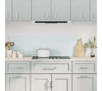 vidaXL Dosserets de cuisine 2 pcs blanc 80x50 cm verre trempé