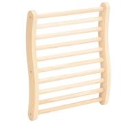 vidaXL Dossier de sauna en forme de S – Bois massif de pin
