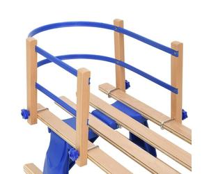 Vidaxl Dossier Pour Traã®Neau Bleu Contreplaquã©