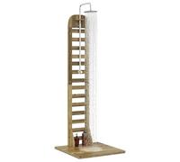 vidaXL Douche d'extérieur 223 cm Naturel 886331