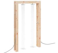 vidaXL Douche d'extérieur 226 cm Naturel