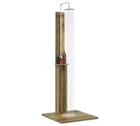 vidaXL Douche d'extérieur naturelle 75 x 76 x 217 cm en pin imprégné, douche Alfresco, objet de jardin moderne en acier, résistant aux intempéries en extérieur, terrasse fonctionnelle, design