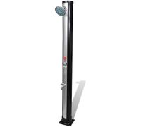 vidaXL Douche solaire d'extérieur avec pomme de douche et robinet 35 L