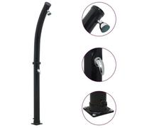 vidaXL Douche solaire Noir 214 cm 20 L
